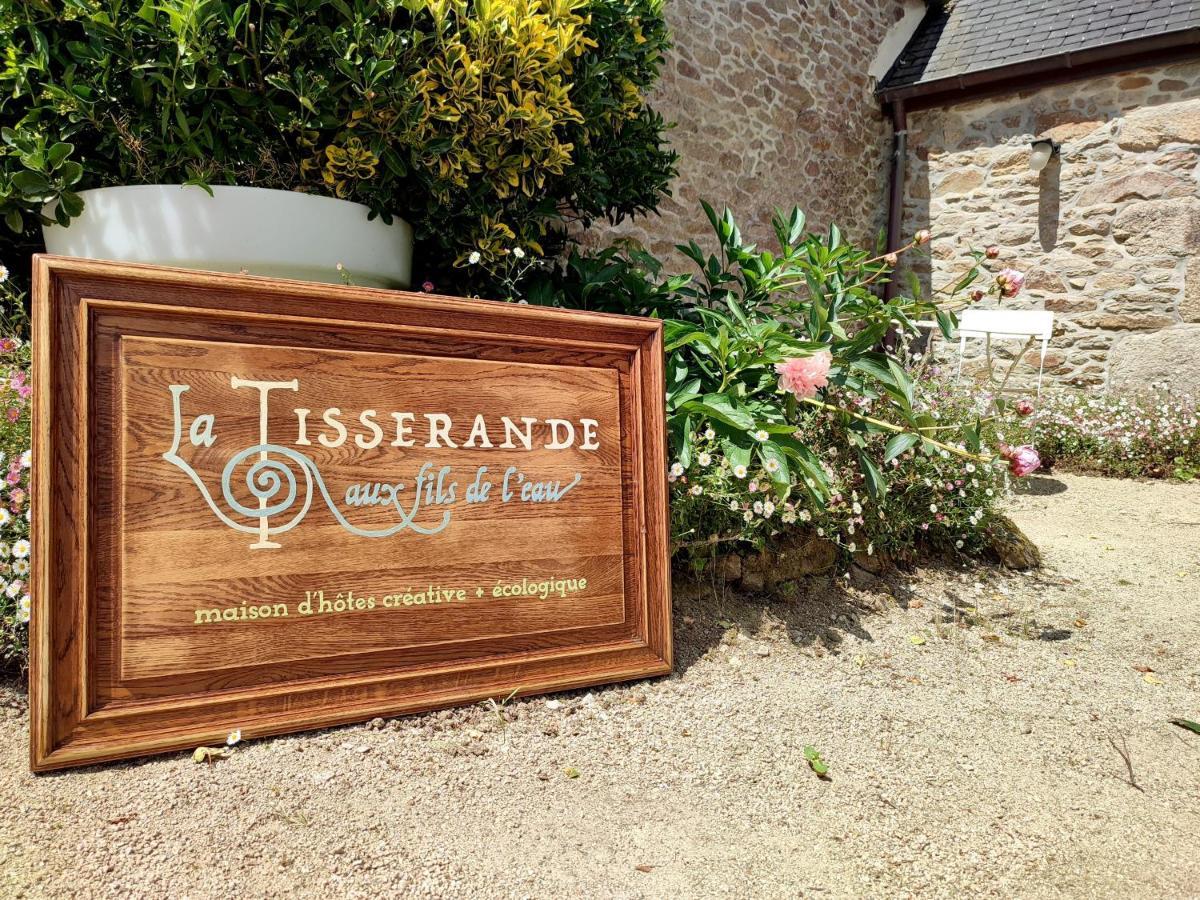 La Tisserande : Maison d'Hôtes Créative&Écologique Saint-Thégonnec Exterior foto